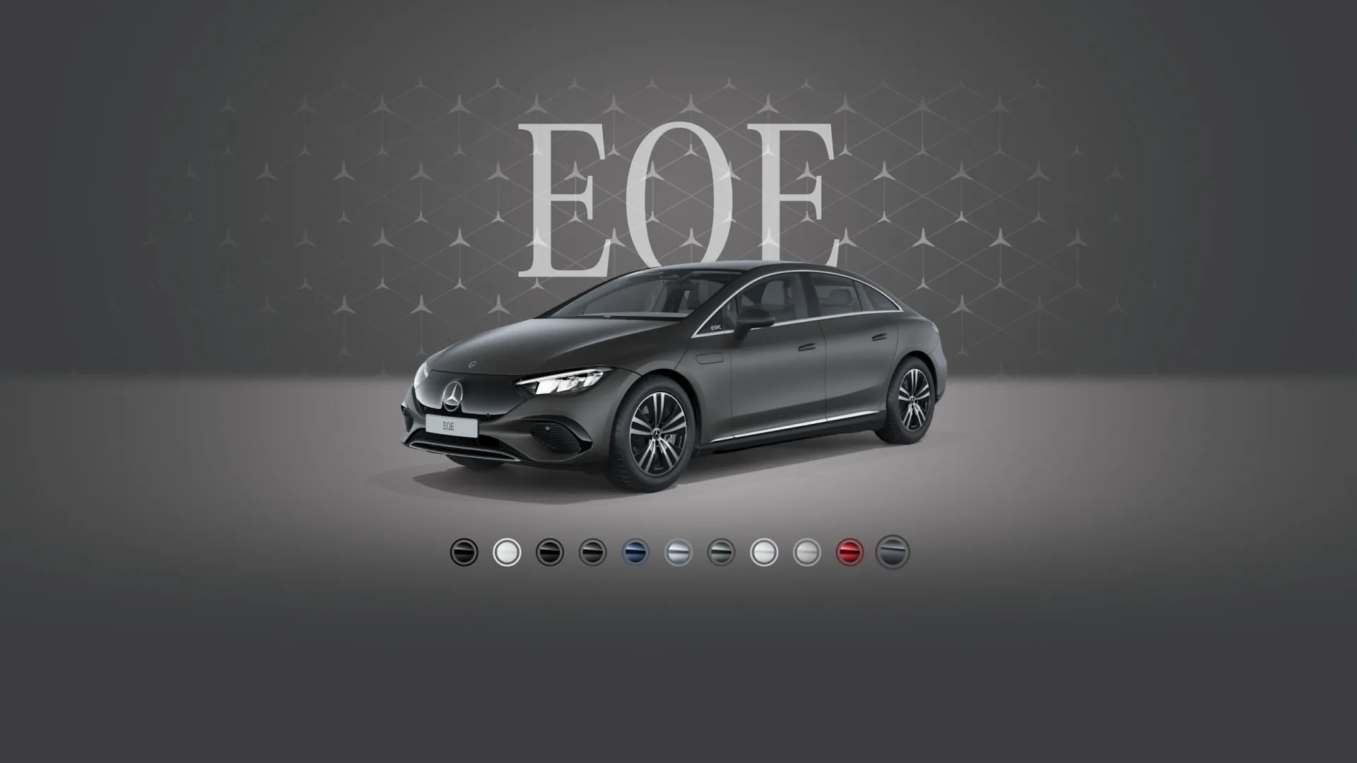 EQE sedan MANUFAKTUR: Qrafit boz, magno