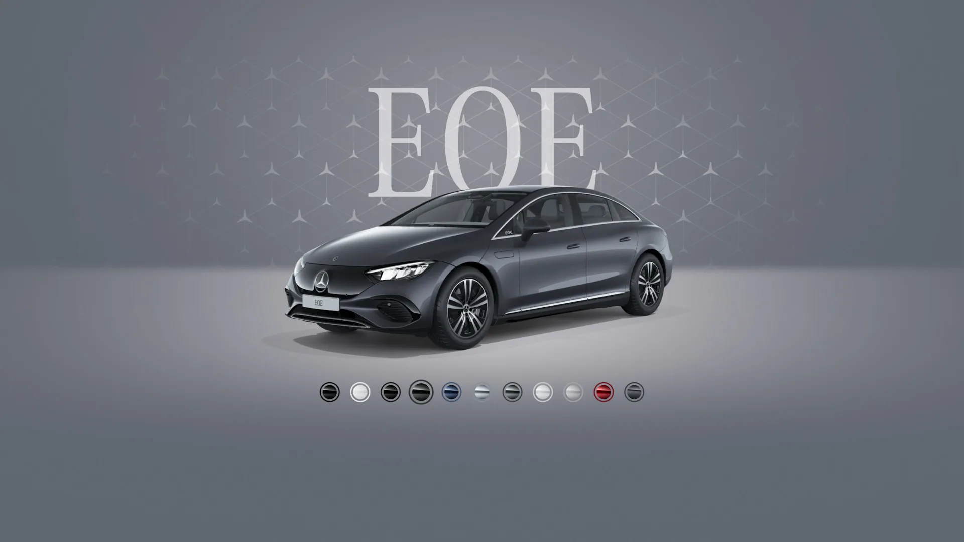 EQE sedan Qrafit boz, metallik
